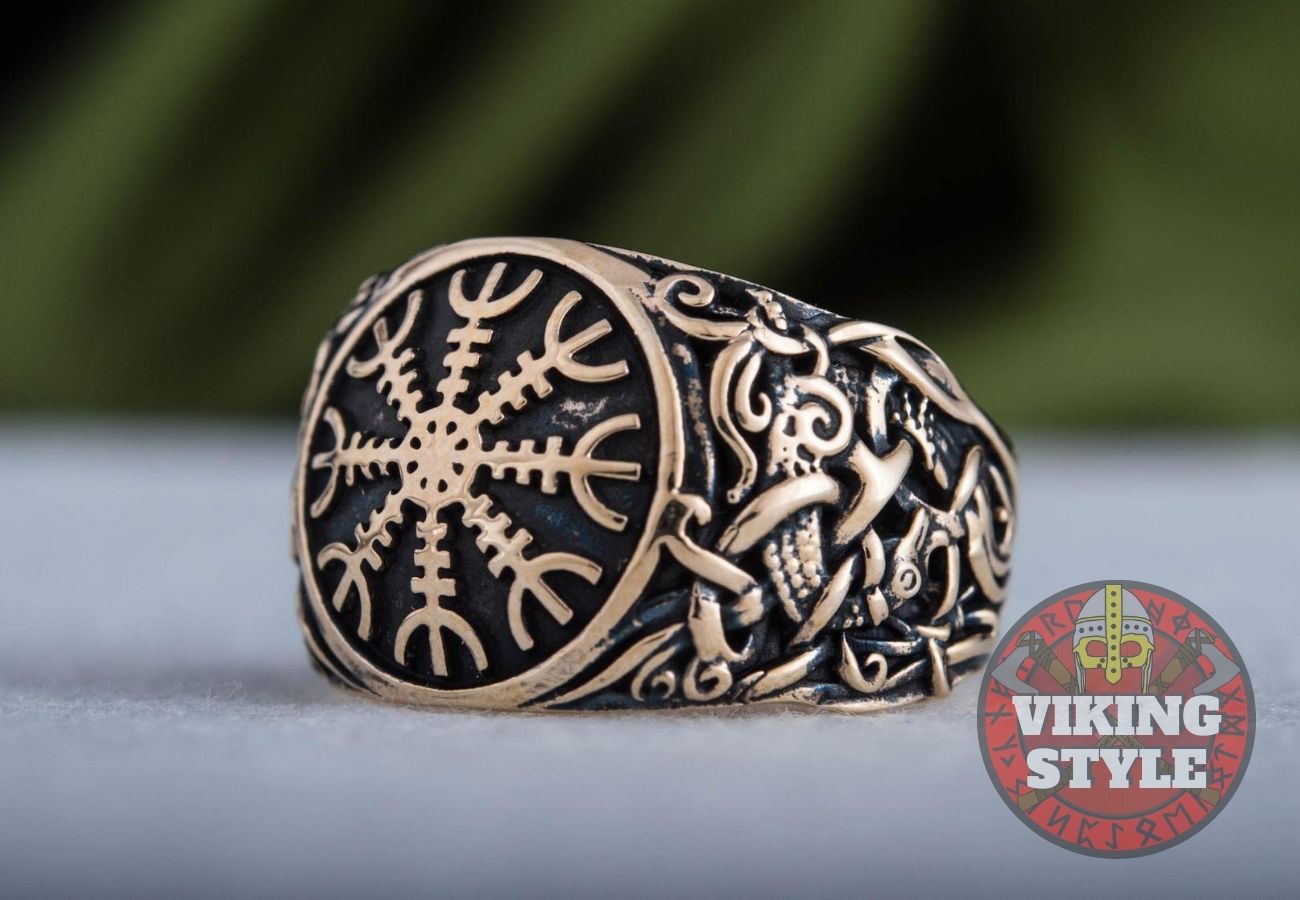 Ægishjálmur Ring - Mammen, Bronze
