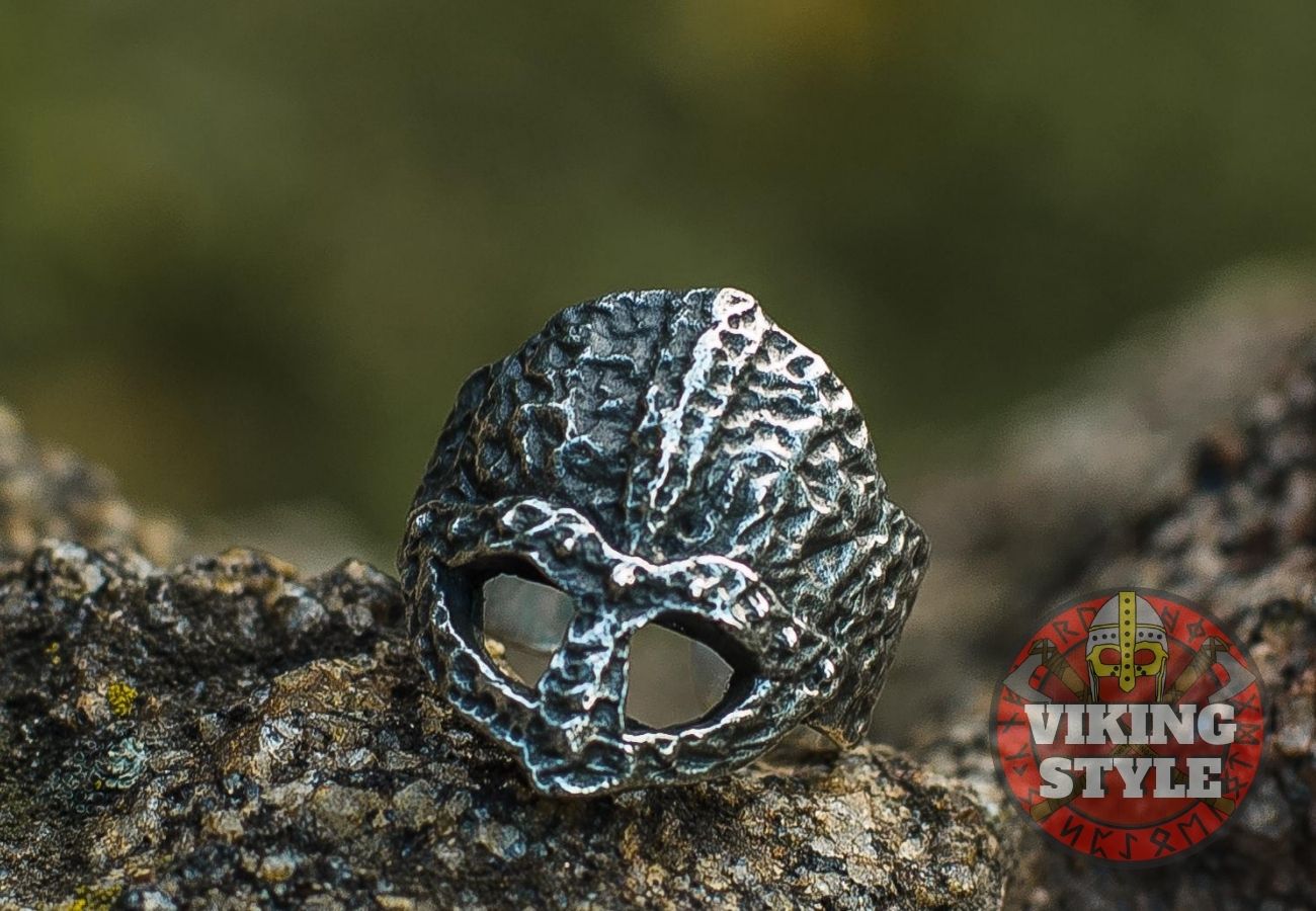 Viking Helmet Ring II - 925 Silver