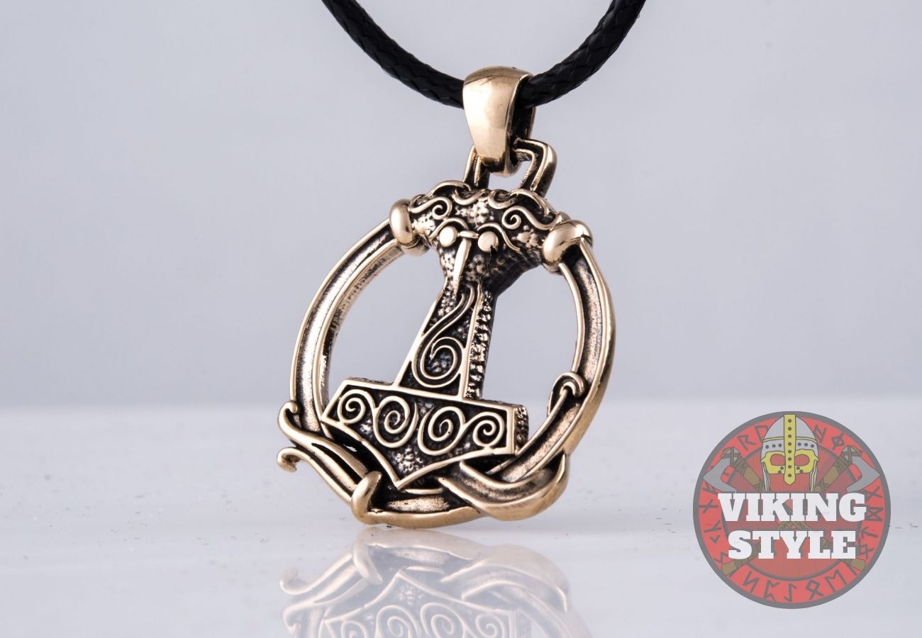 Mjölnir Pendant - Erikstorp, Bronze