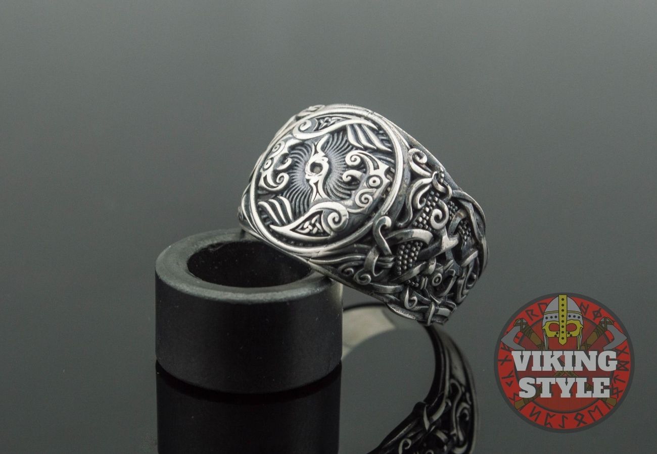 Huginn & Muninn Ring - Mammen, 925 Silver