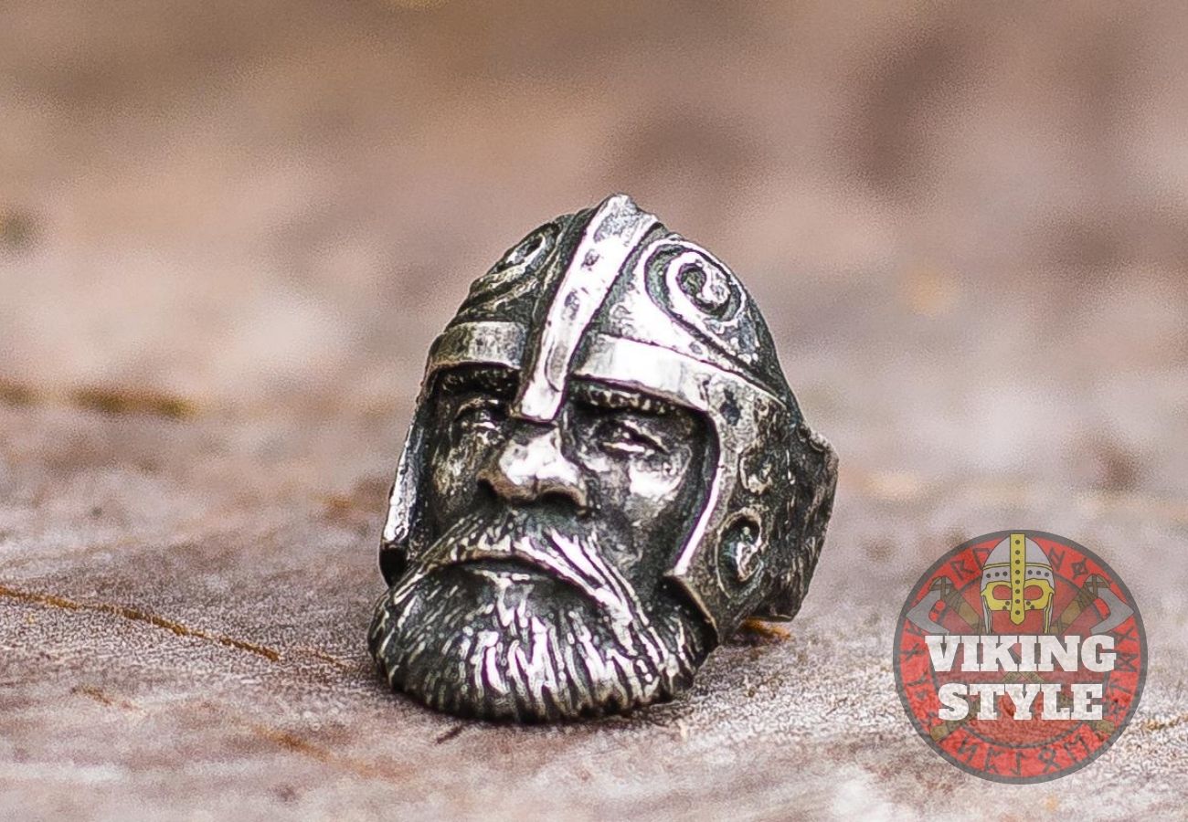 Viking Helmet Ring - Dwarf, 925 Silver