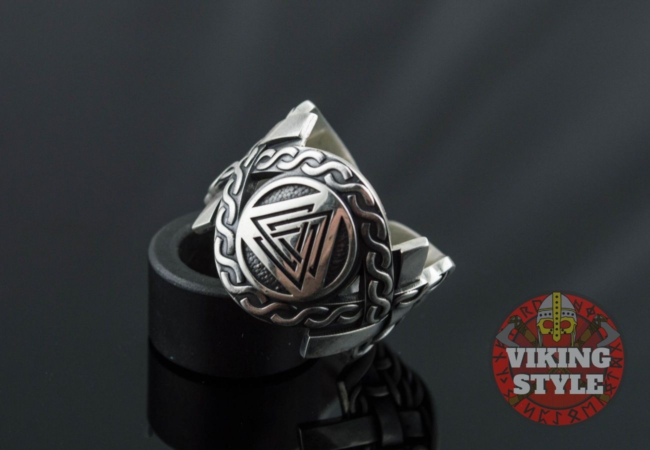 Valknut Ring - Aarhus, 925 Silver