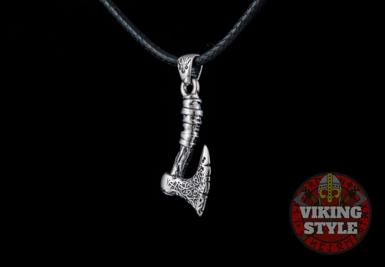 Viking Axe Pendant - Small, 925 Silver