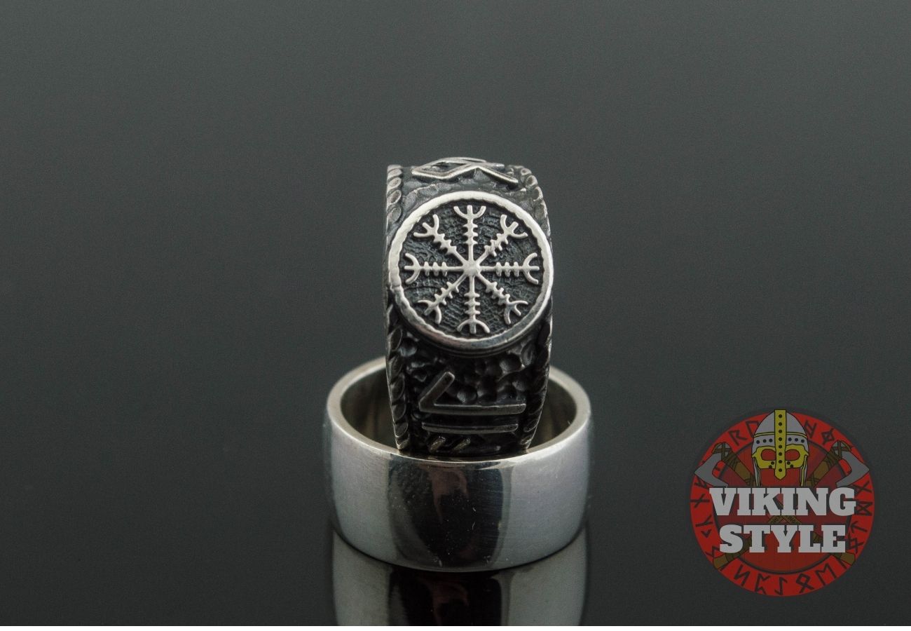 Ægishjálmur Ring - Odin Collection, 925 Silver