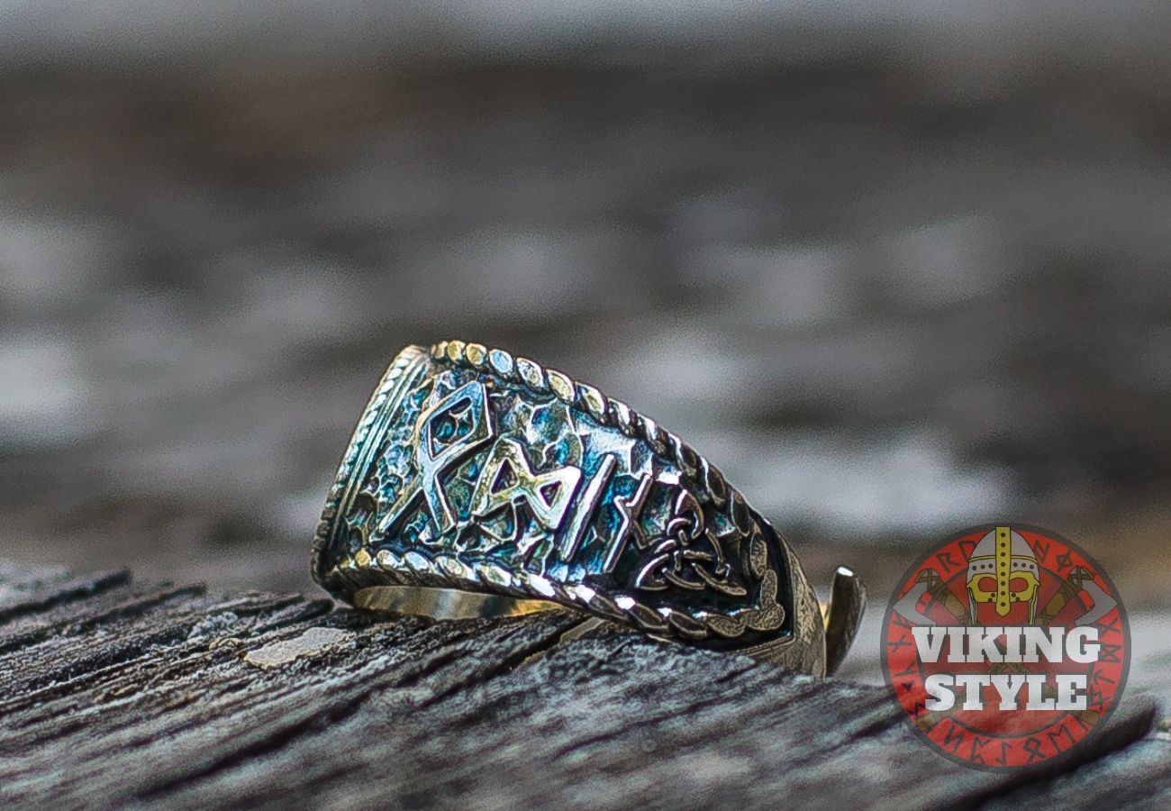 Ægishjálmur Ring - Odin Collection, 925 Silver