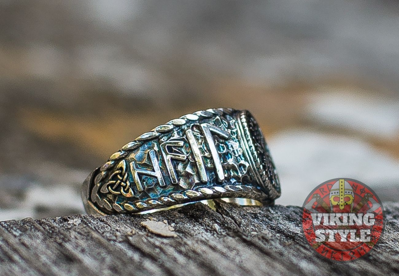 Ægishjálmur Ring - Odin Collection, 925 Silver
