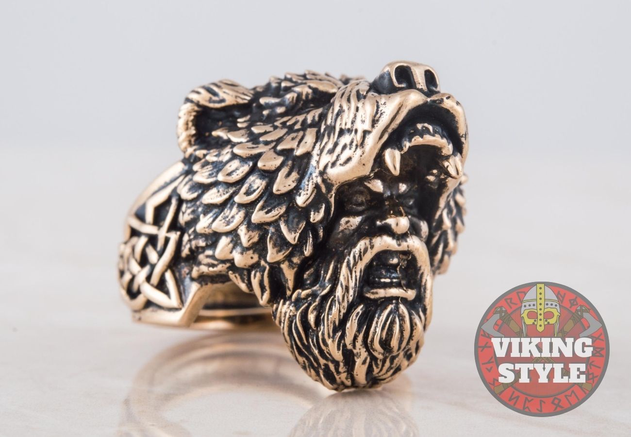 Viking Ring - Berserker, Bronze
