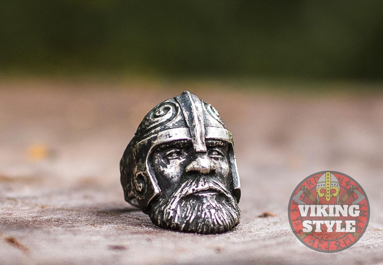 Viking Helmet Ring - Dwarf, 925 Silver