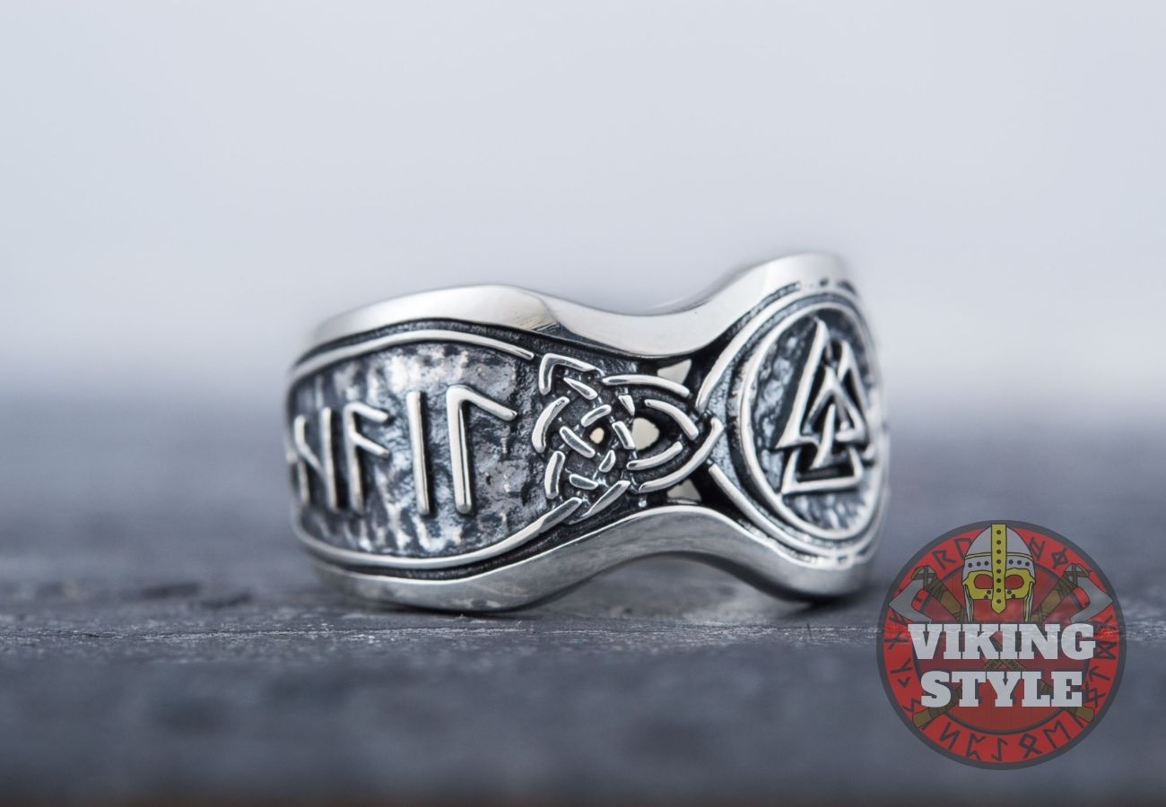 Valknut Ring II - Odin Collection, 925 Silver