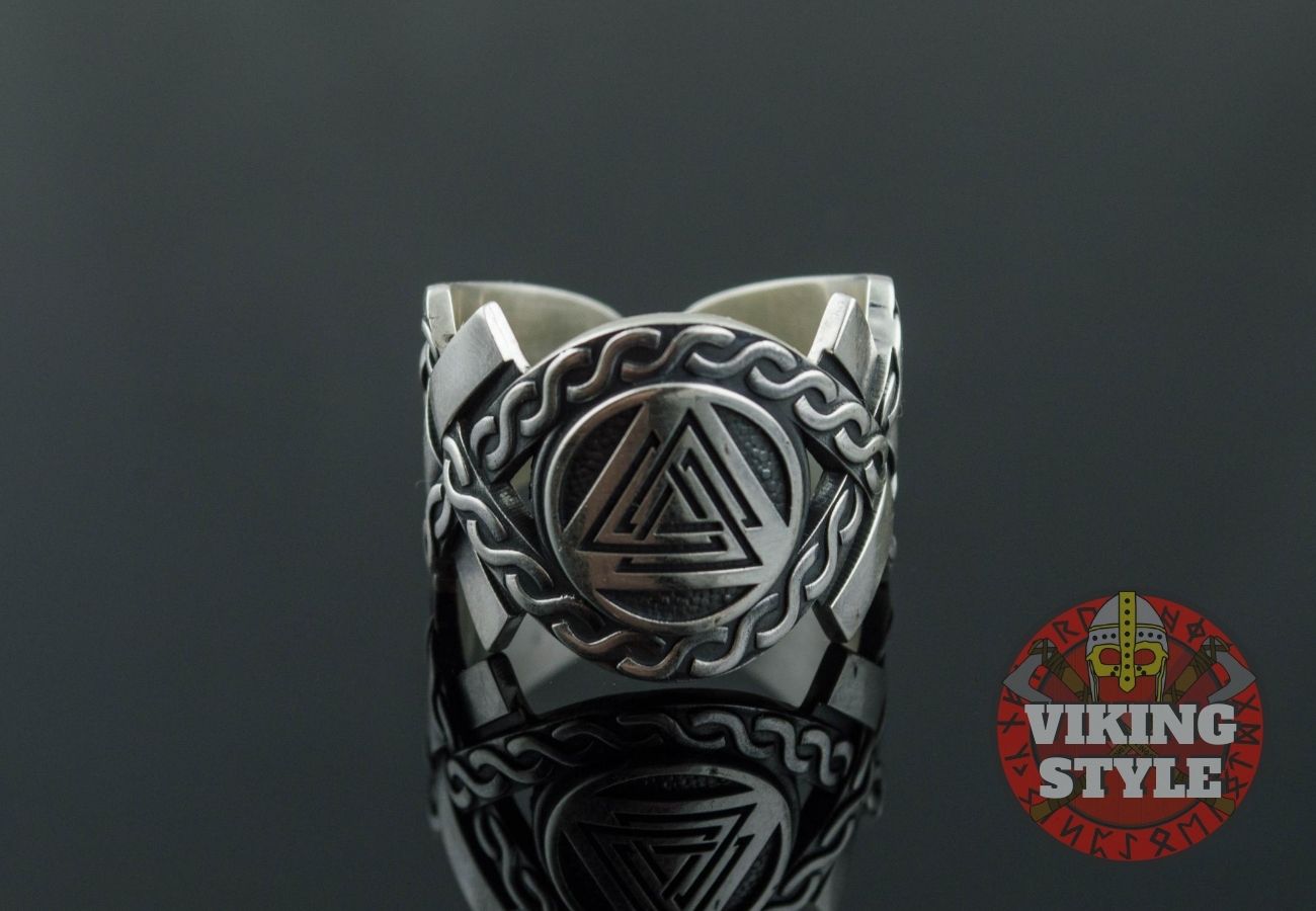 Valknut Ring - Aarhus, 925 Silver