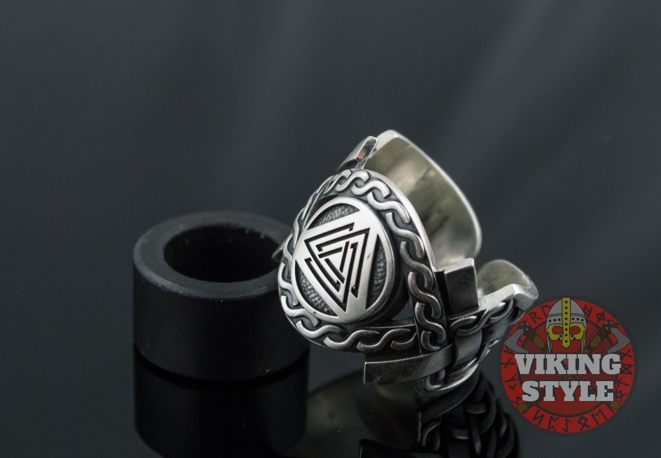 Valknut Ring - Aarhus, 925 Silver