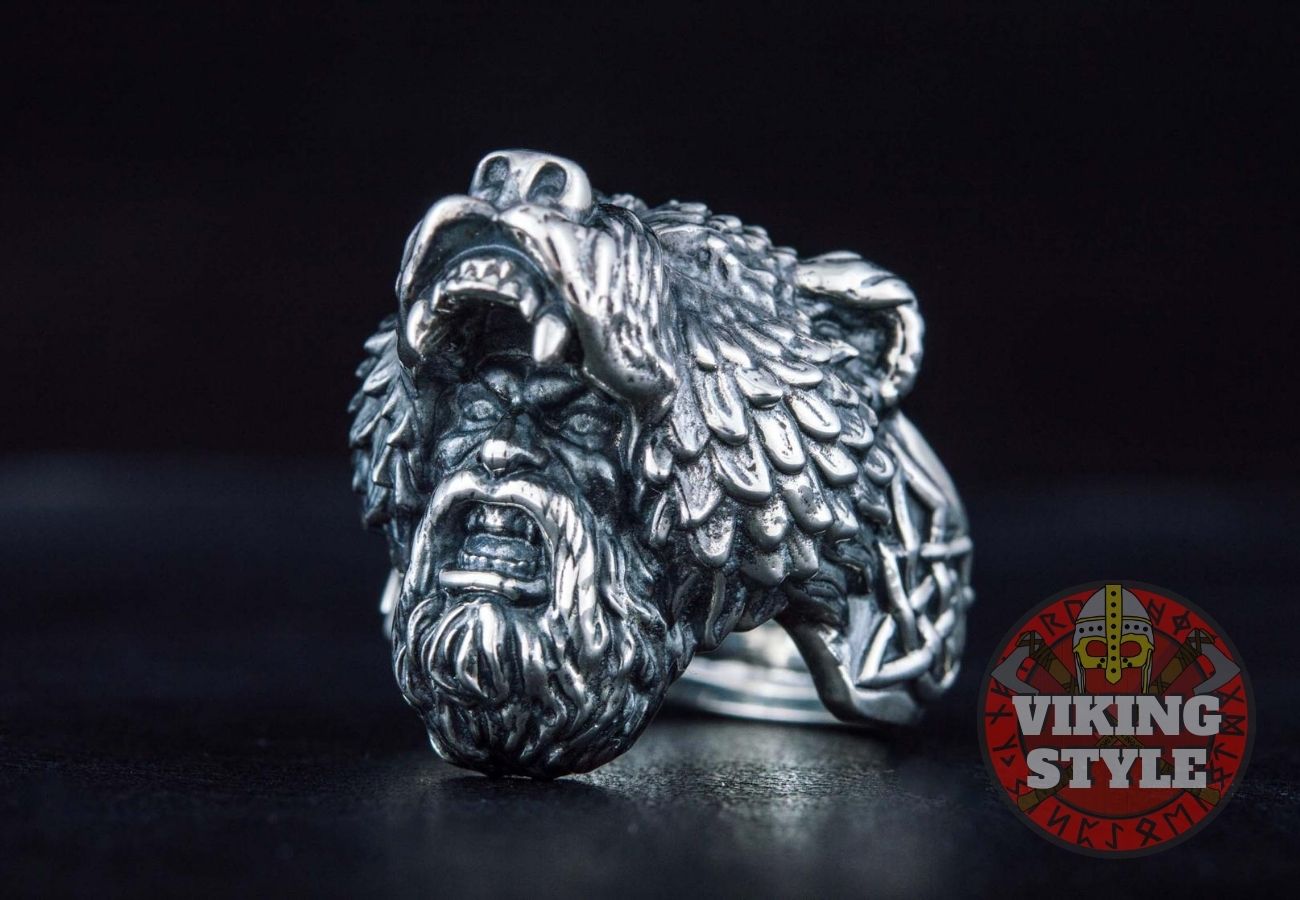 Viking Ring - Berserker, 925 Silver