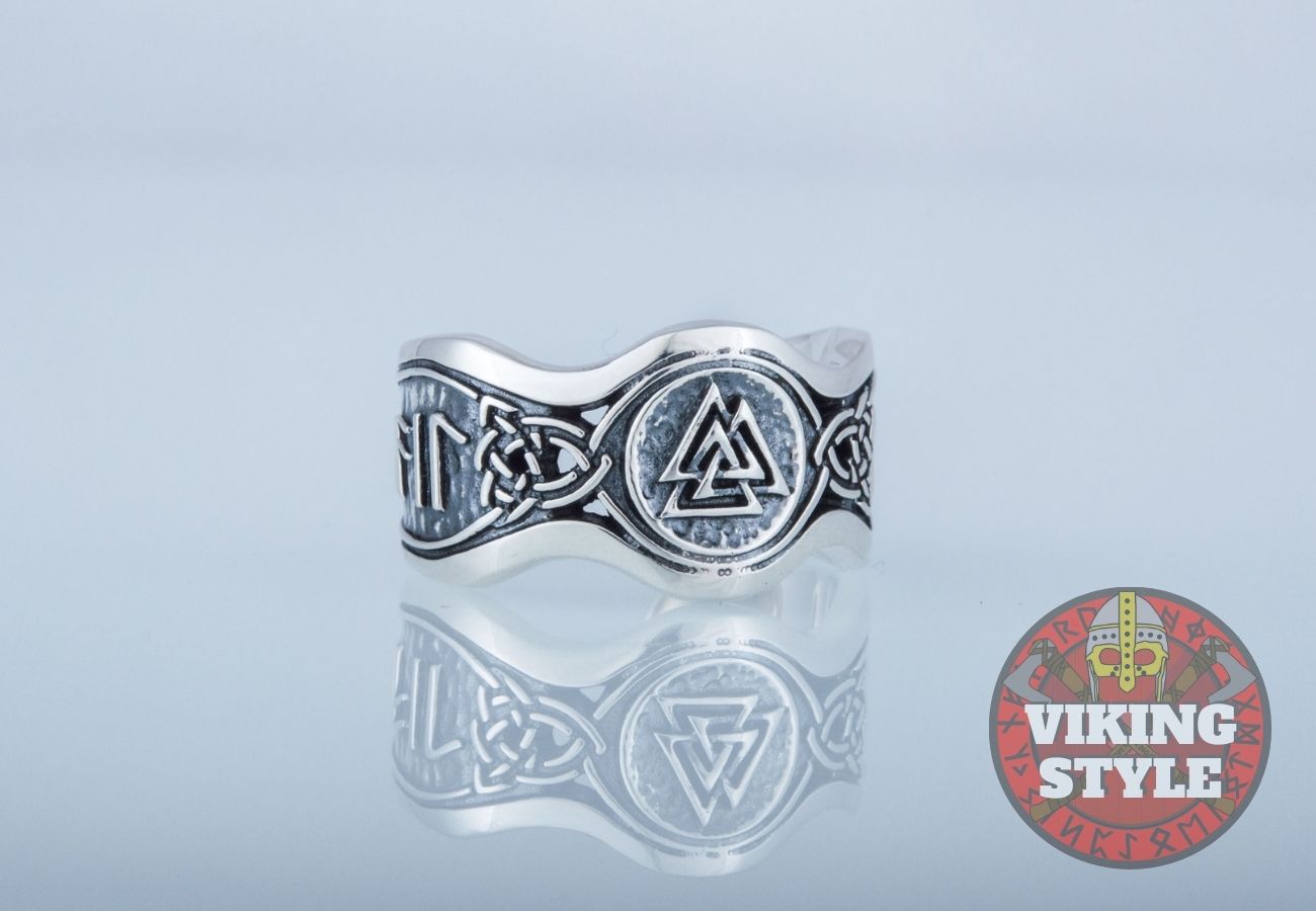 Valknut Ring II - Odin Collection, 925 Silver