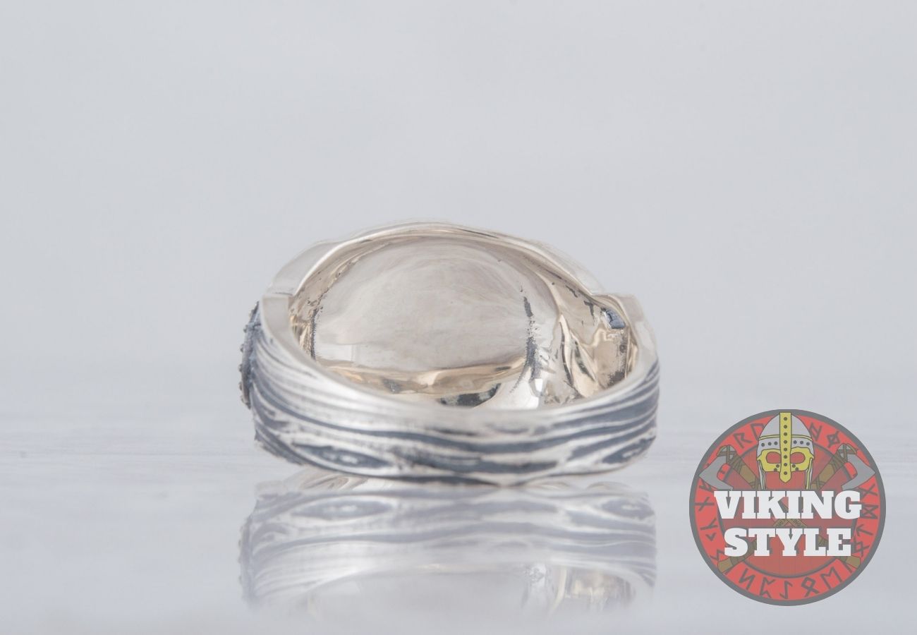 Ægishjálmur Ring - Triqueta, 925 Silver