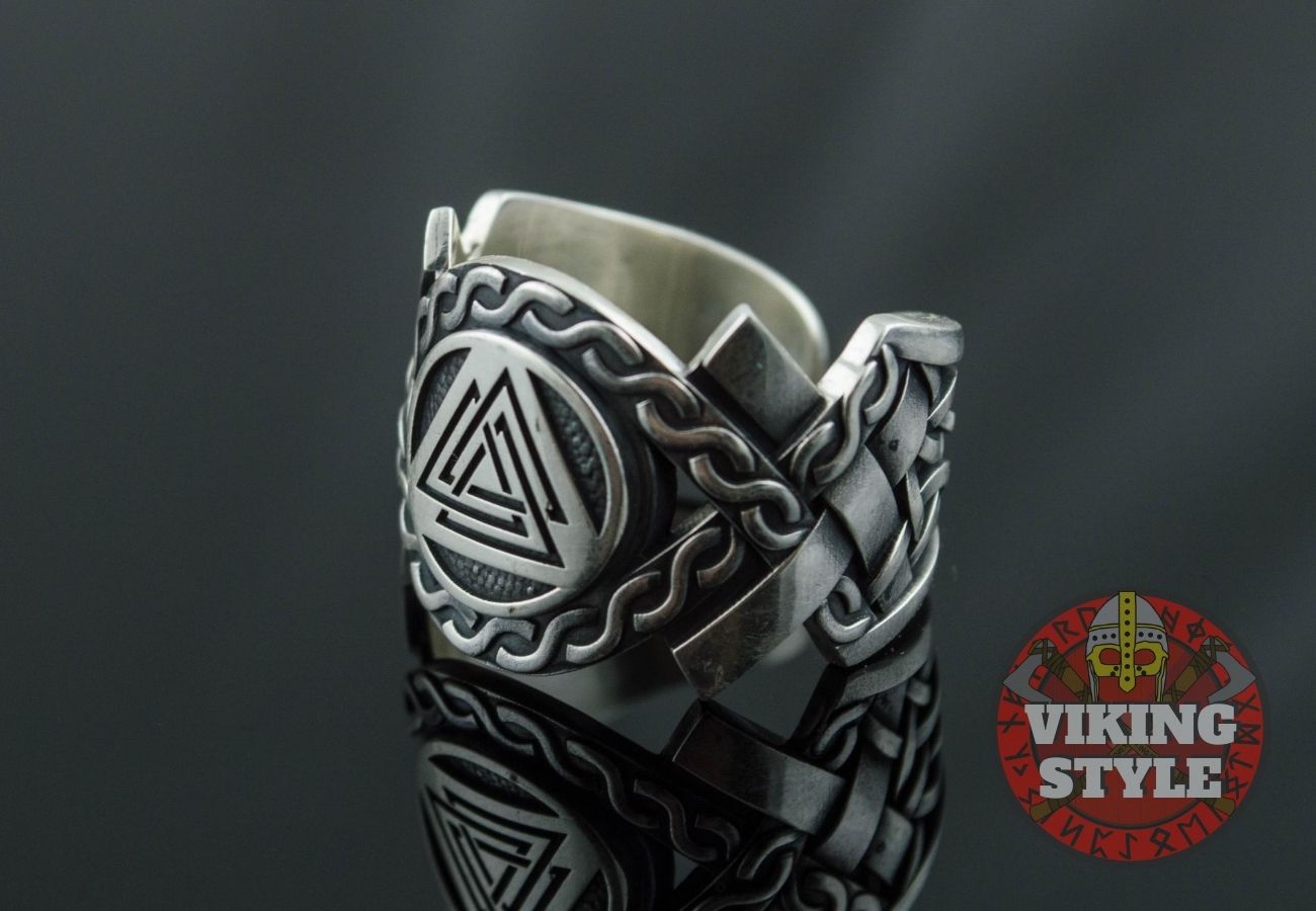 Valknut Ring - Aarhus, 925 Silver