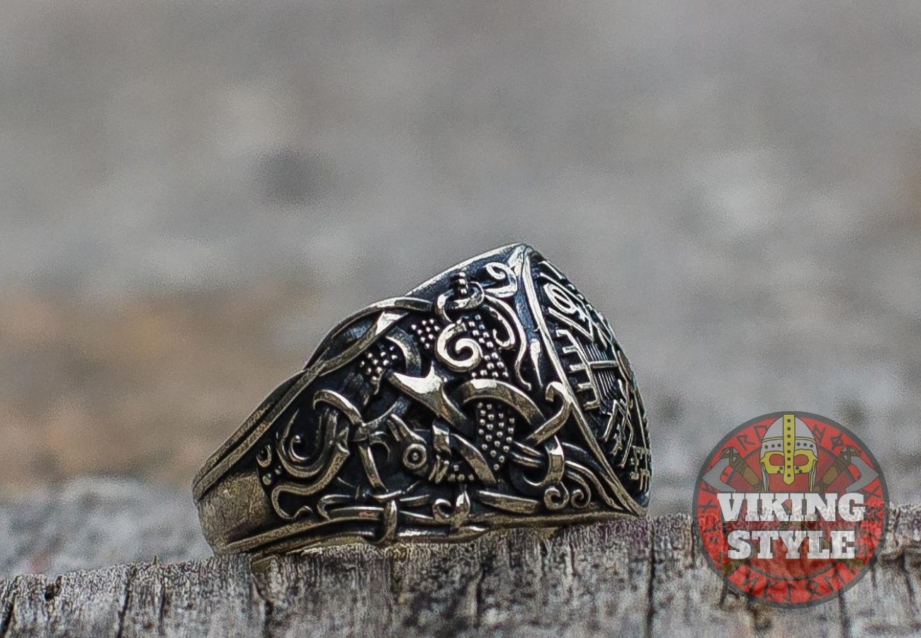 Vegvísir Ring - Mammen, 925 Silver