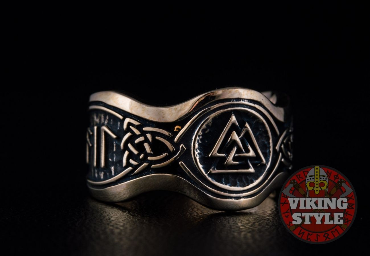 Valknut Ring II - Odin Collection, Bronze