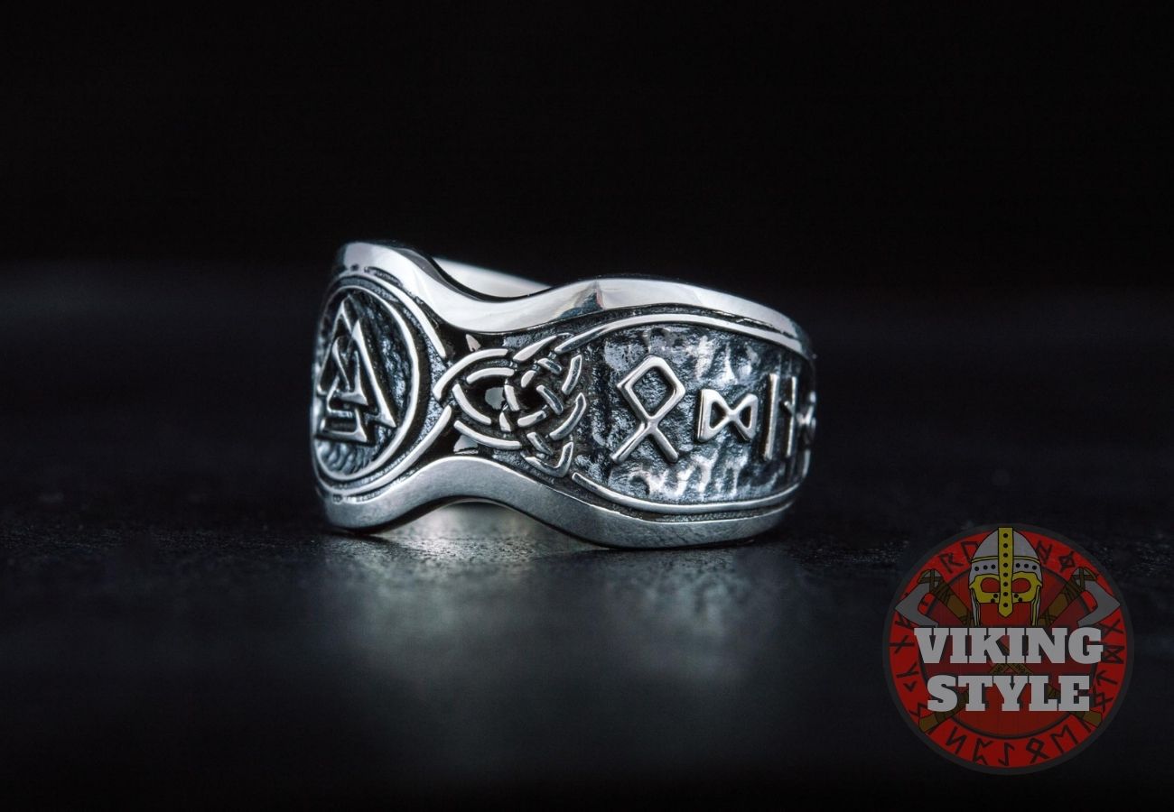 Valknut Ring II - Odin Collection, 925 Silver