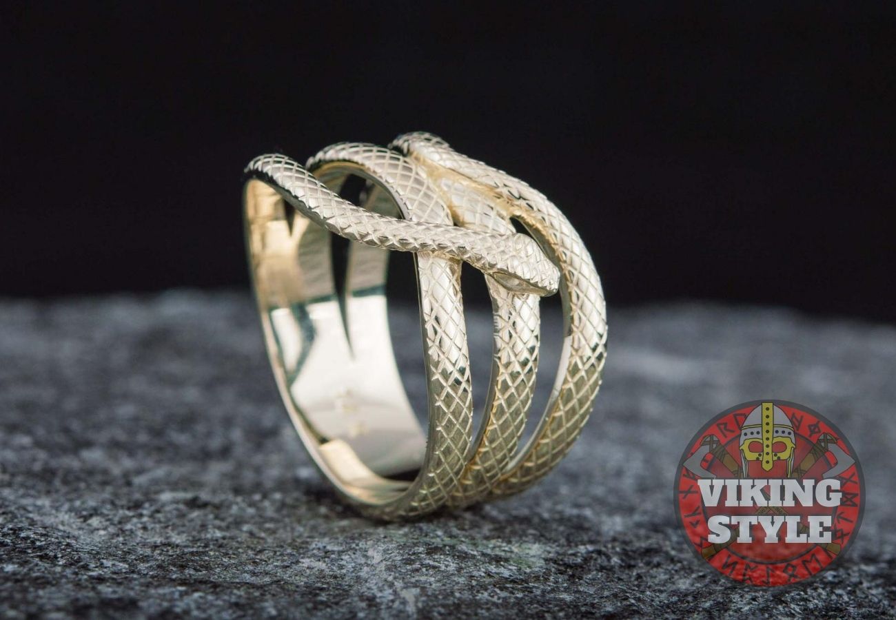 Jörmungandr Ring - Gold