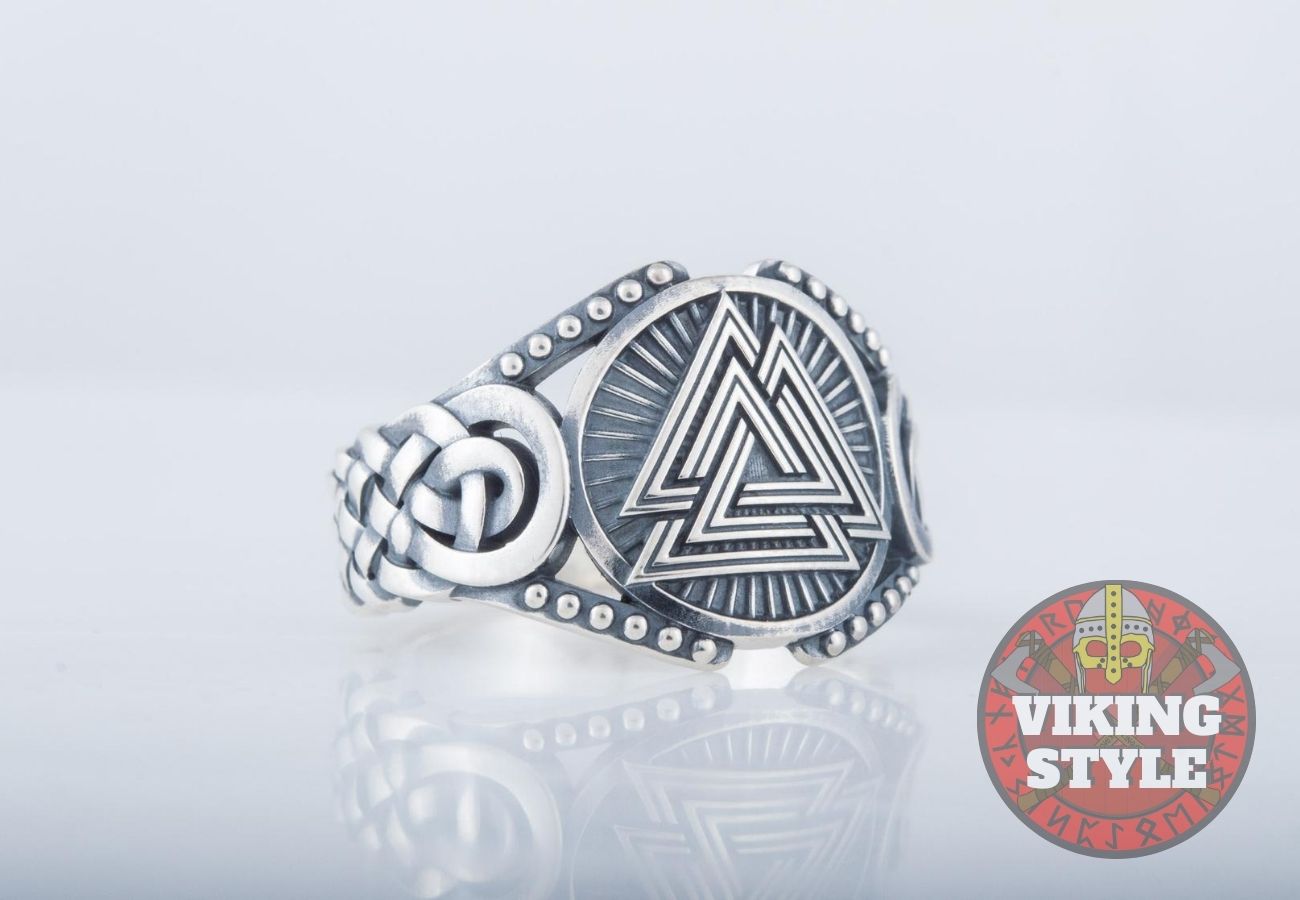 Valknut Ring - Endless Knot, 925 Silver