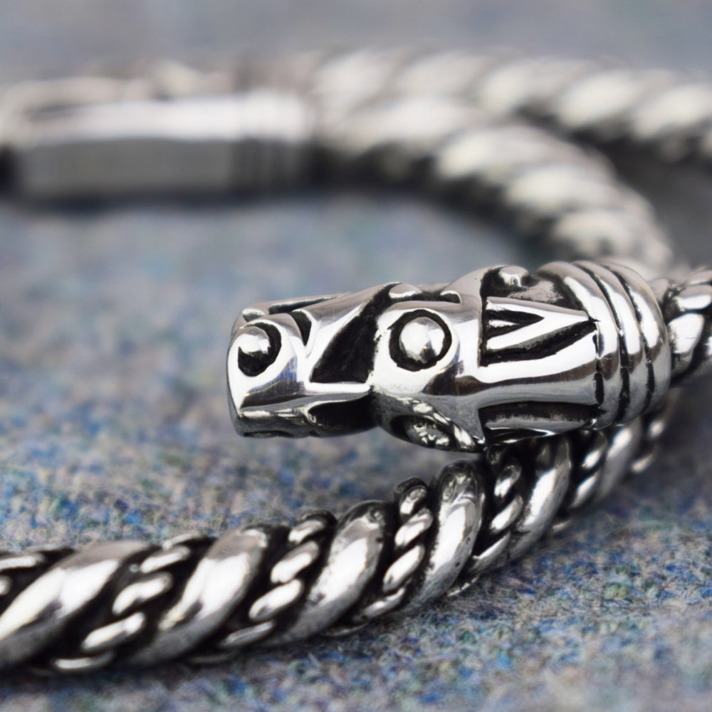 Large Viking Dragon Bracelet