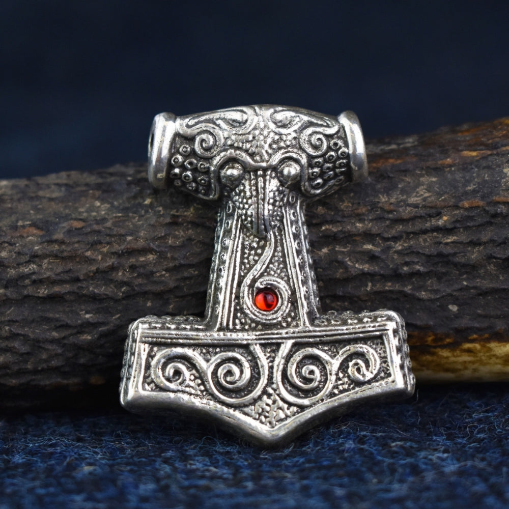 Silver Scania Mjolnir Pendant