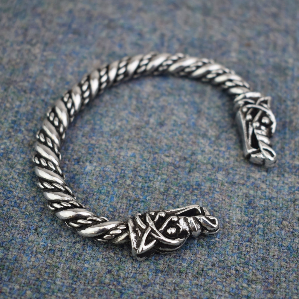 Large Viking Wolf Bracelet