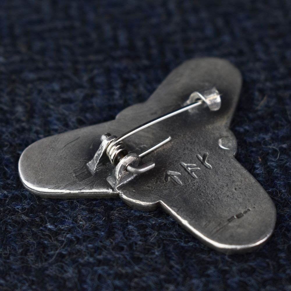 Silver Viking Trefoil Brooch