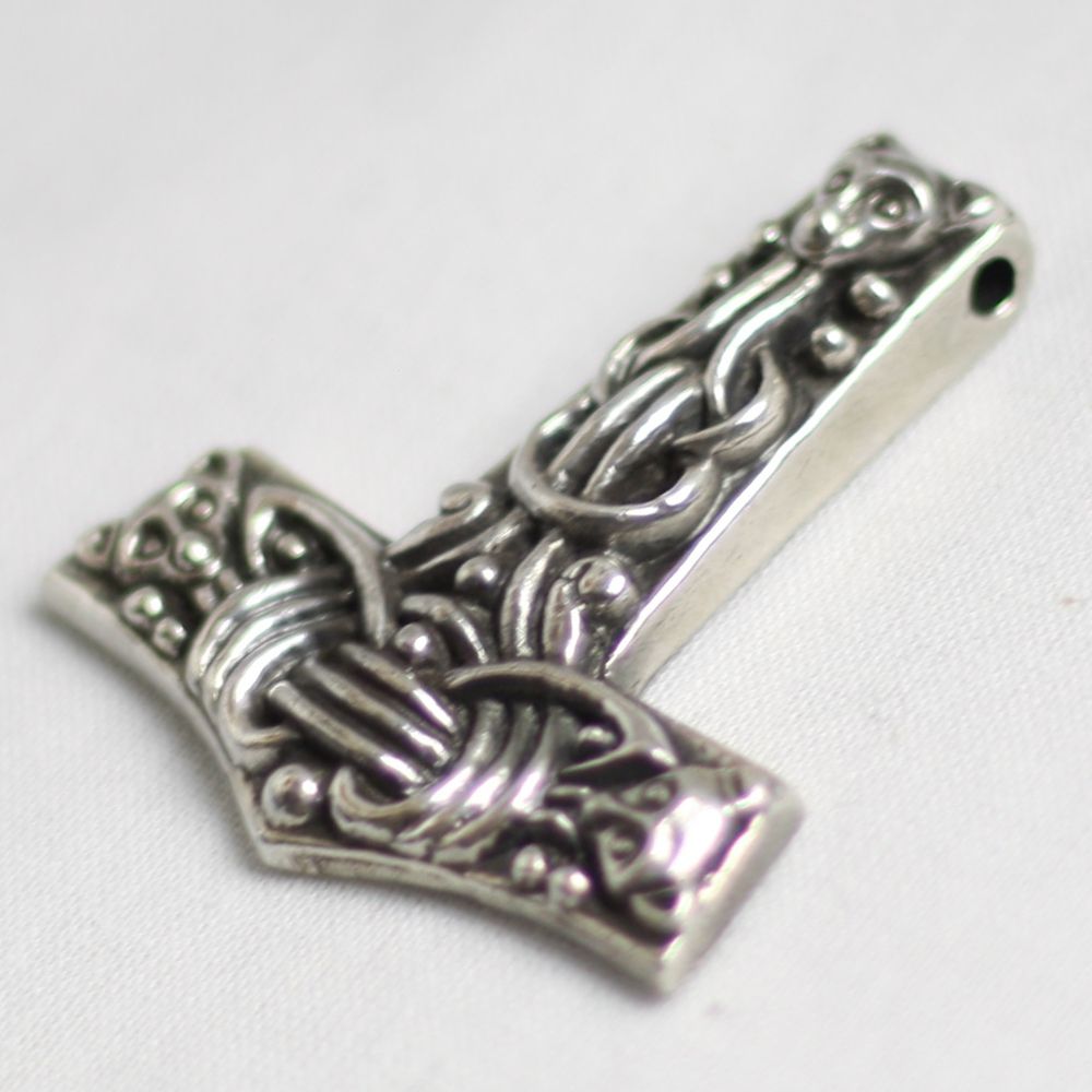 Silver Faroese Thor's Hammer Pendant