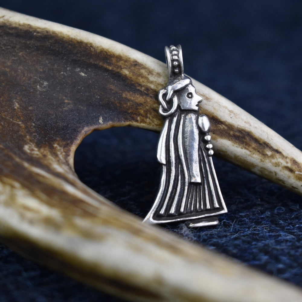 Silver Valkyrie Pendant