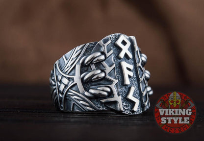 Runic Ring - 925 Silver