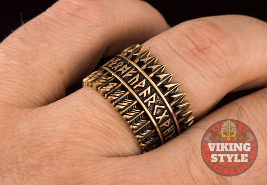 Runic Ring - Arrow, Bronze