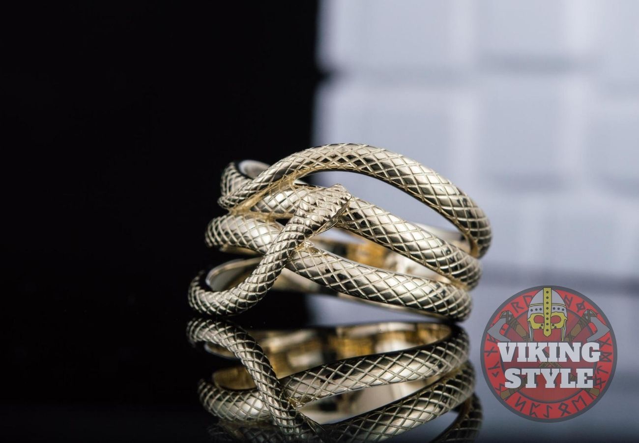 Jörmungandr Ring - Gold