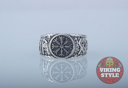 Ægishjálmur Ring - Odin Collection, 925 Silver
