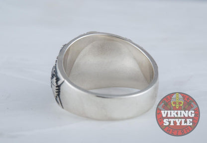 Yggdrasil Ring - Corvus, 925 Silver