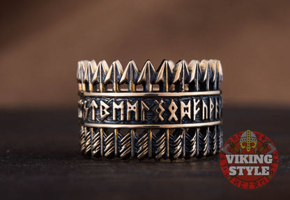 Runic Ring - Arrow, Bronze