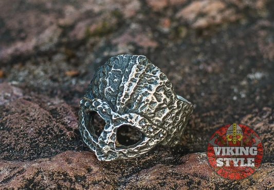 Viking Helmet Ring II - 925 Silver