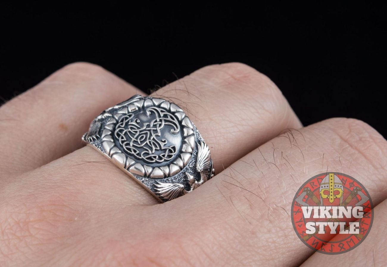 Yggdrasil Ring - Corvus, 925 Silver