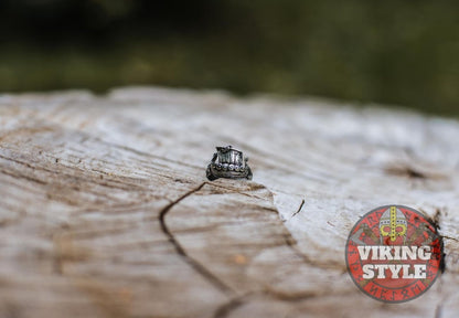 Viking Ship Ring II - Drakkar, 925 Silver
