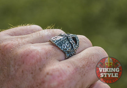 Viking Helmet Ring II - 925 Silver