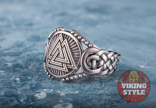 Valknut Ring - Endless Knot, 925 Silver