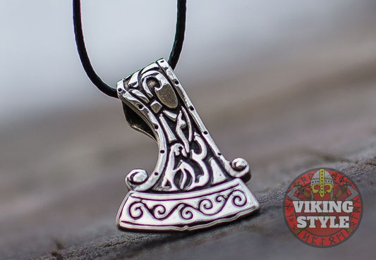 Perun Axe Head Pendant - 925 Silver