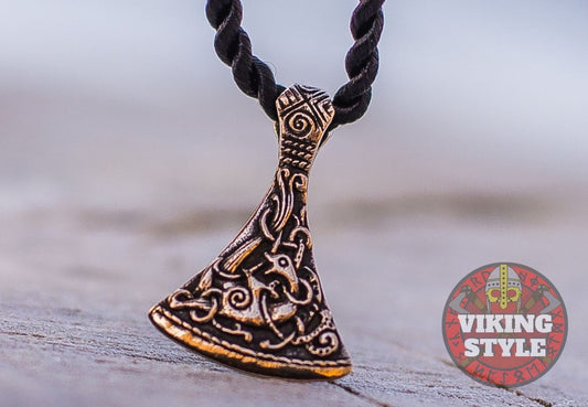 Viking Axe Head Pendant - Mammen, Bronze
