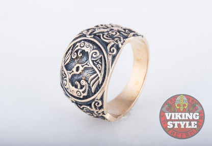 Huginn & Muninn Ring - Mammen, Bronze