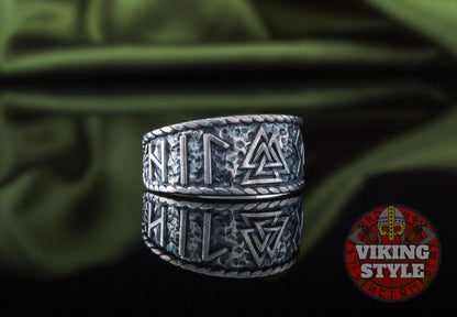 Valknut Ring - Odin Collection, 925 Silver