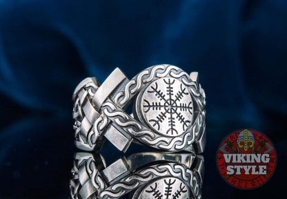 Ægishjálmur Ring - Aarhus, 925 Silver