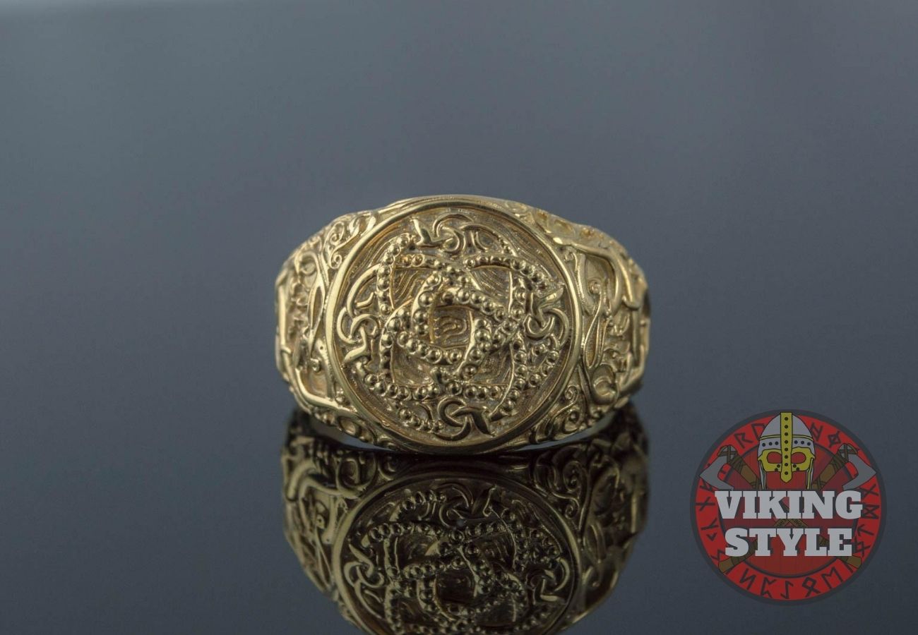 Jörmungandr Ring - Urnes, Gold
