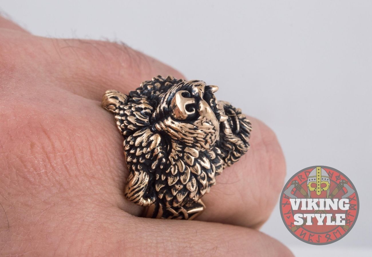 Viking Ring - Berserker, Bronze