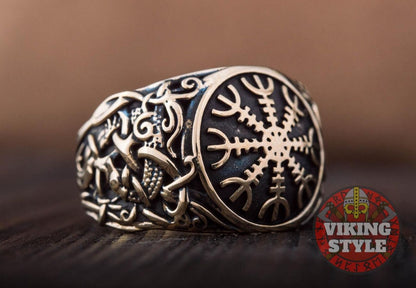 Ægishjálmur Ring - Mammen, Bronze