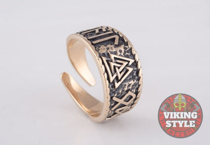 Valknut Ring - Odin Collection, Bronze